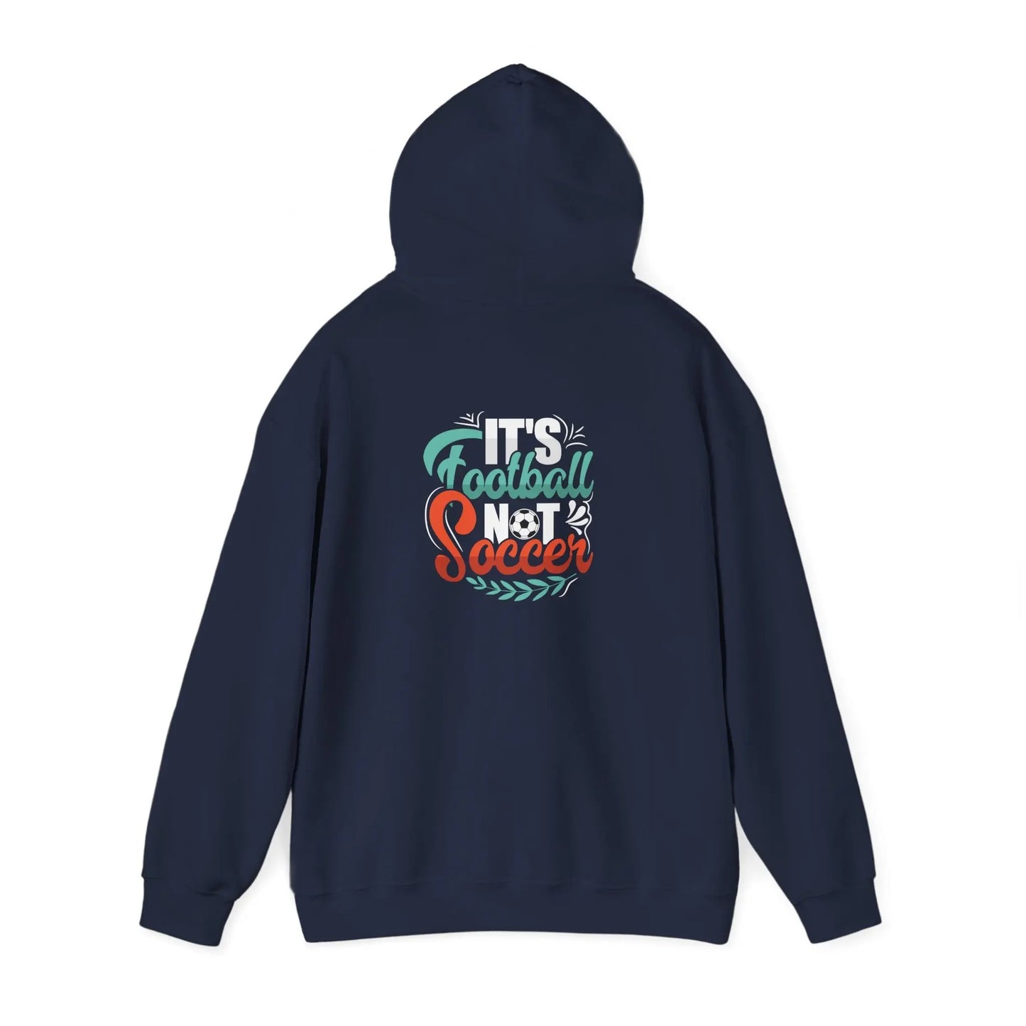 Soccer Football Hoodie — Retro Script 'Football Soccer' Pullover - Merit Sell