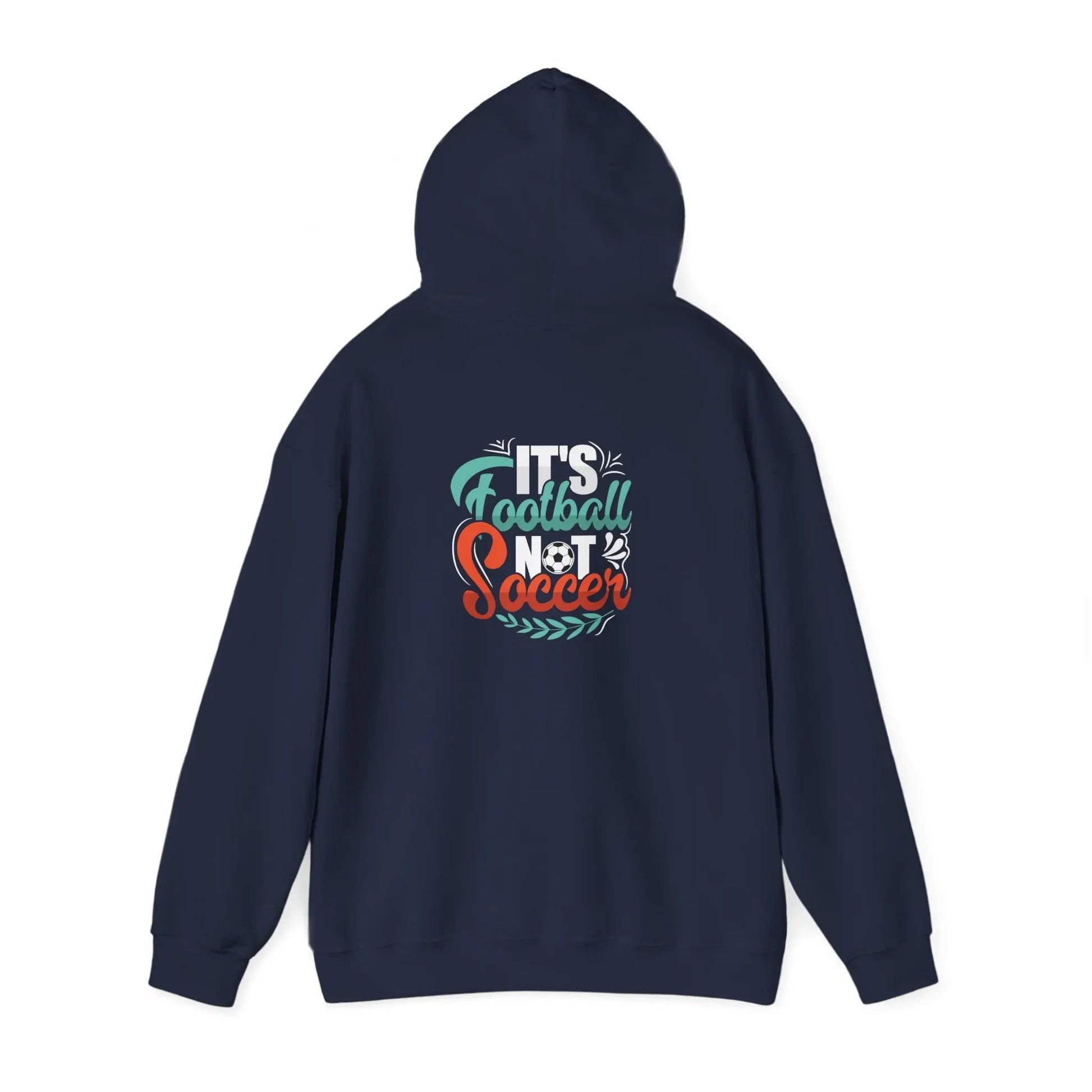 Soccer Football Hoodie — Retro Script 'Football Soccer' Pullover - Merit Sell