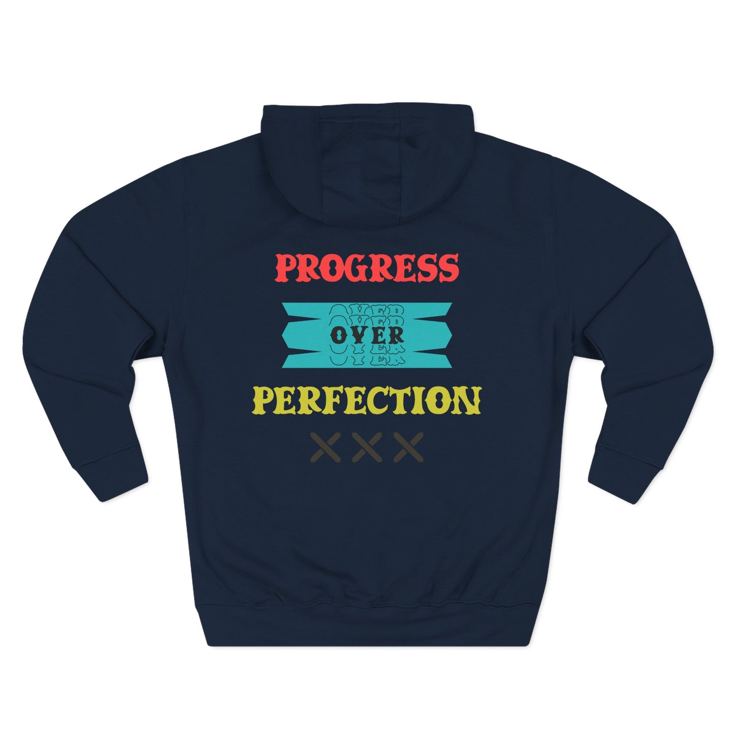 Progress Over Perfection Hoodie — Motivational Cozy Pullover