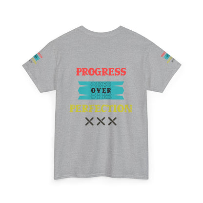 Progress Over Perfection T‑Shirt — Motivational Graphic Tee