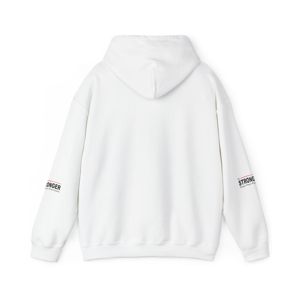 Be Stronger Than Your Excuses Hoodie — Motivational Fitness Pullover