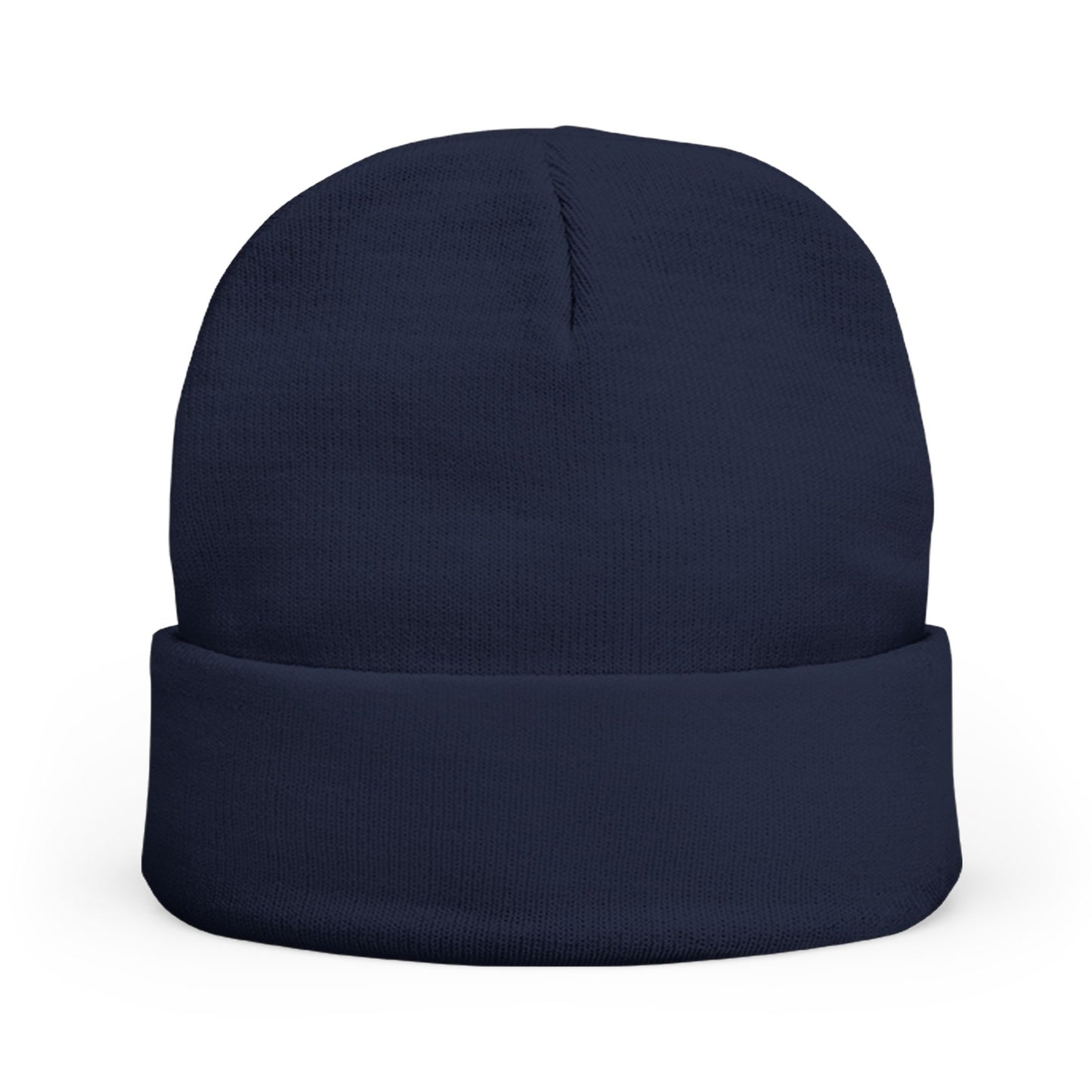 Embroidered Knit Beanie — 'Progress Over Perfection' Cozy Winter Hat