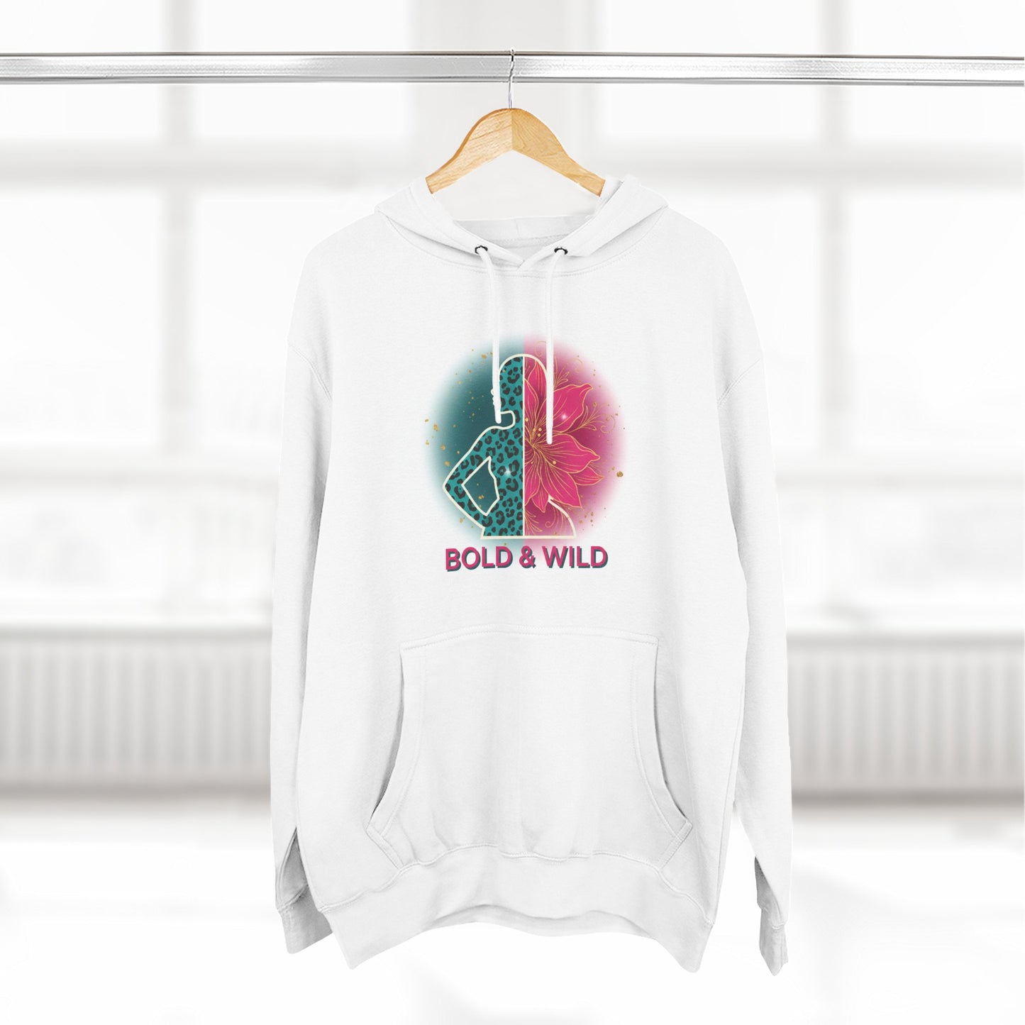 Bold & Wild Floral Hoodie — Women's Bold & Wild Graphic Fleece Hoodie