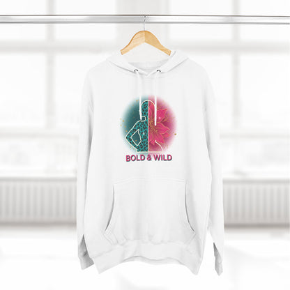 Bold & Wild Floral Hoodie — Women's Bold & Wild Graphic Fleece Hoodie