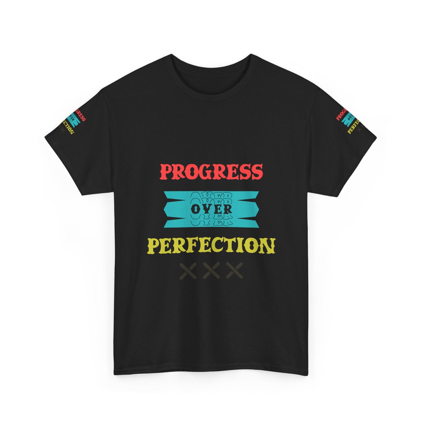 Progress Over Perfection T‑Shirt — Motivational Graphic Tee