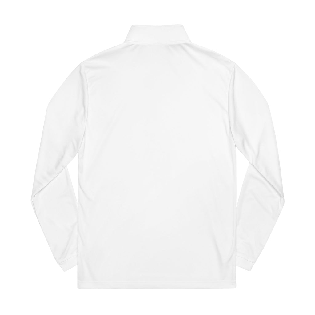 adidas Quarter-Zip Pullover — Embroidered Minimal Logo Performance Top