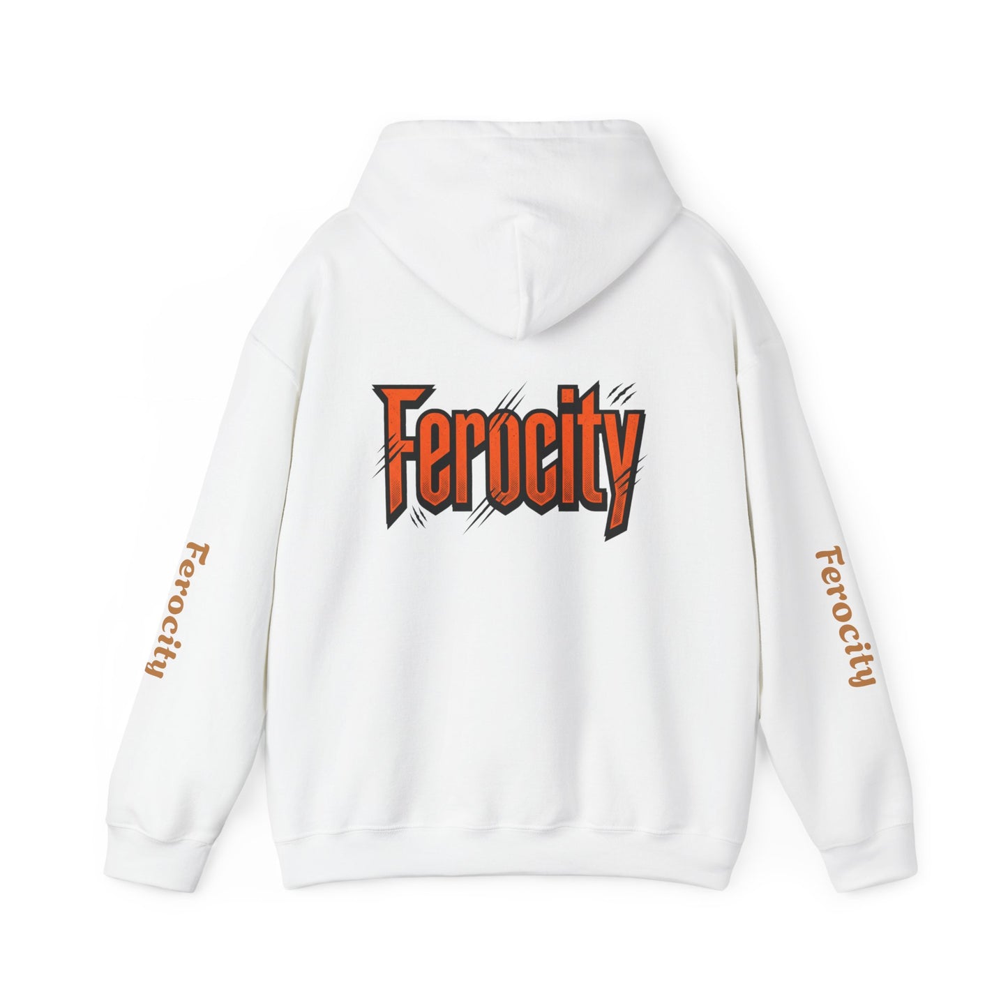 Ferocity Panther Hoodie — Black Big Cat Graphic Hooded Sweatshirt
