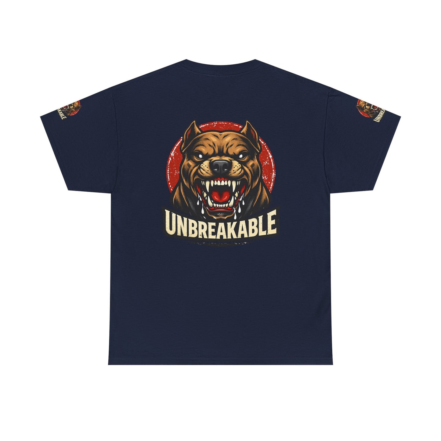 Unbreakable Pitbull Tee — Fierce Dog Graphic T-Shirt