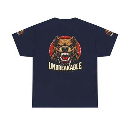 Unbreakable Pitbull Tee — Fierce Dog Graphic T-Shirt