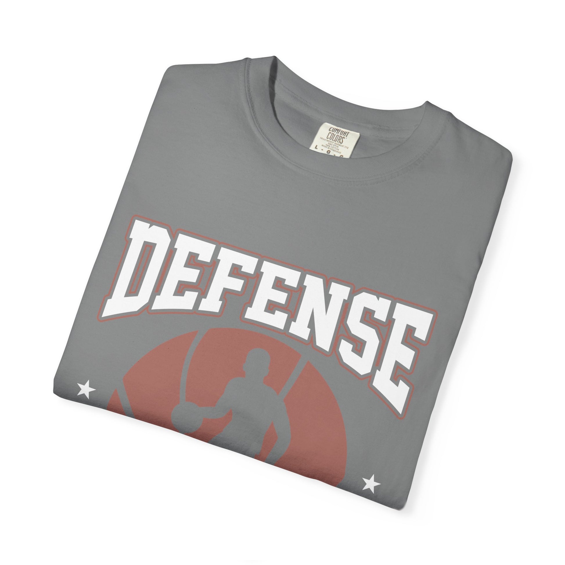 Basketball T-Shirt — "Defense: What's That, Again?" Vintage-Style Athletic Tee - Merit Sell