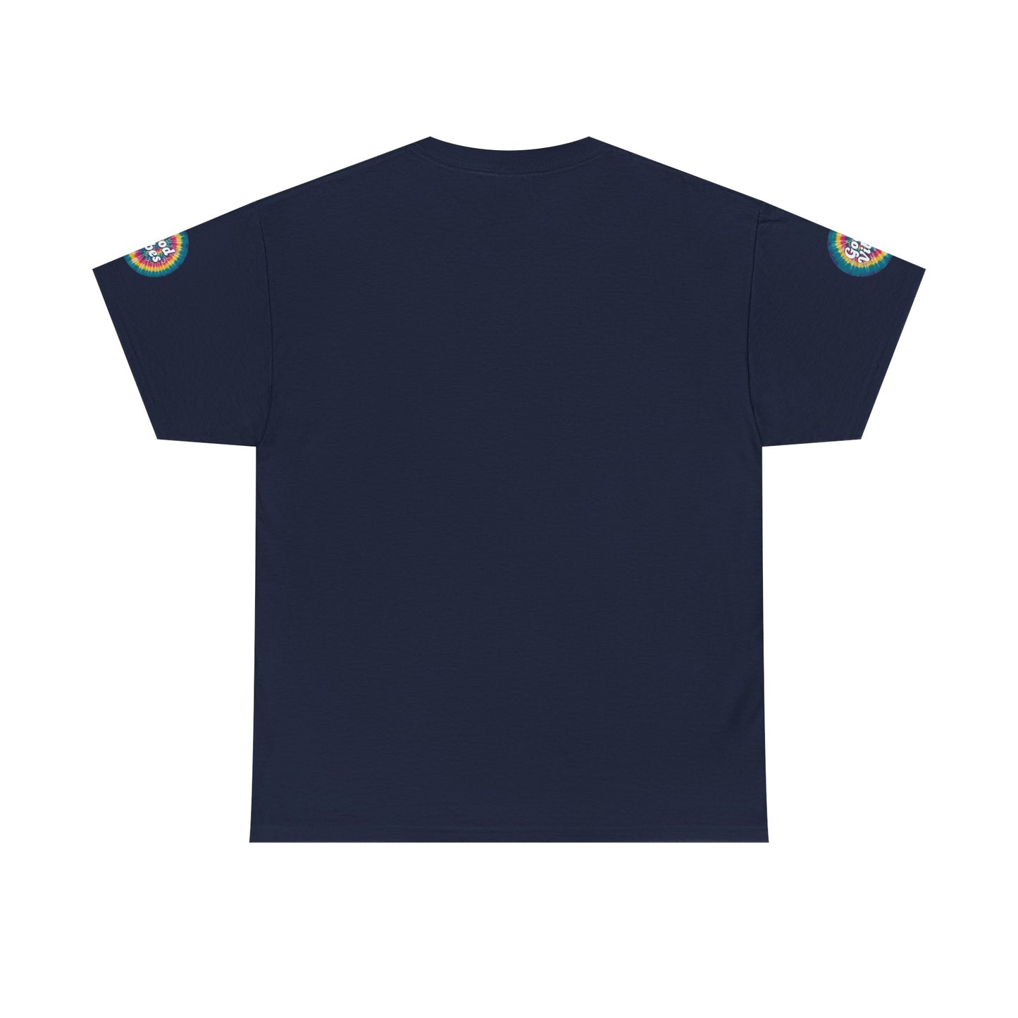 Good Vibes Tie-Dye Tee — Retro Rainbow Graphic T-Shirt