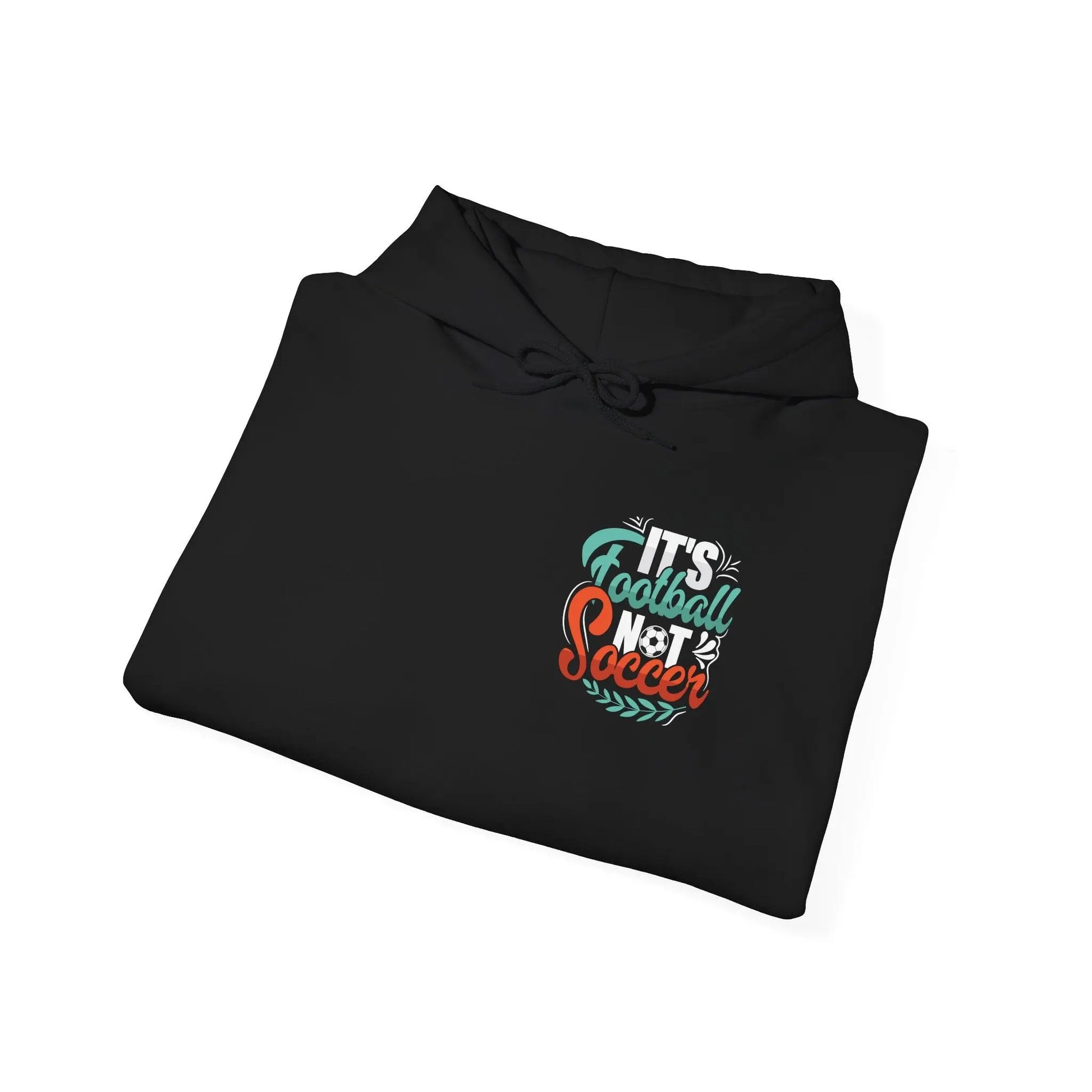 Soccer Football Hoodie — Retro Script 'Football Soccer' Pullover - Merit Sell