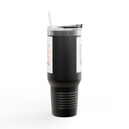40oz Insulated Travel Mug — "You Are Enough" Motivational Tumbler