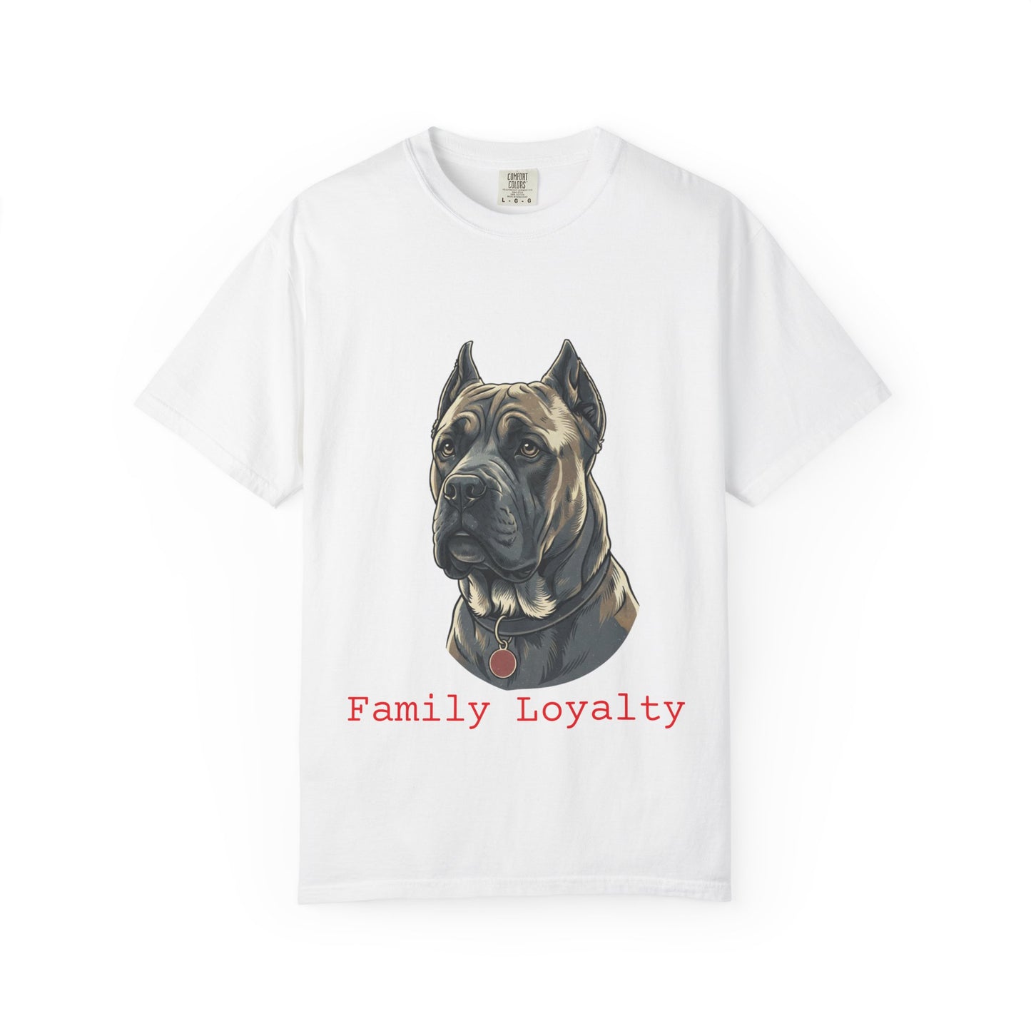 Cane Corso Illustration T-Shirt — Majestic Mastiff Portrait Tee