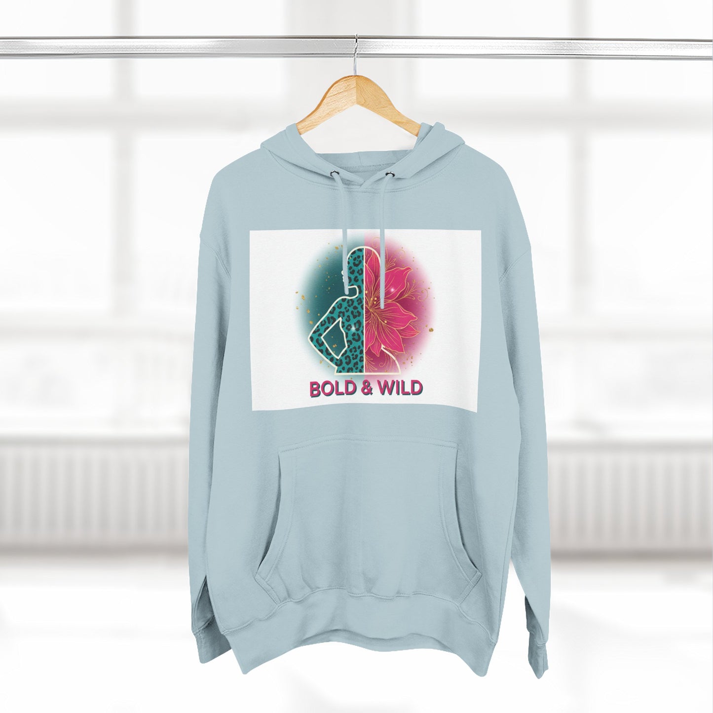 Bold & Wild Floral Hoodie — Women's Bold & Wild Graphic Fleece Hoodie