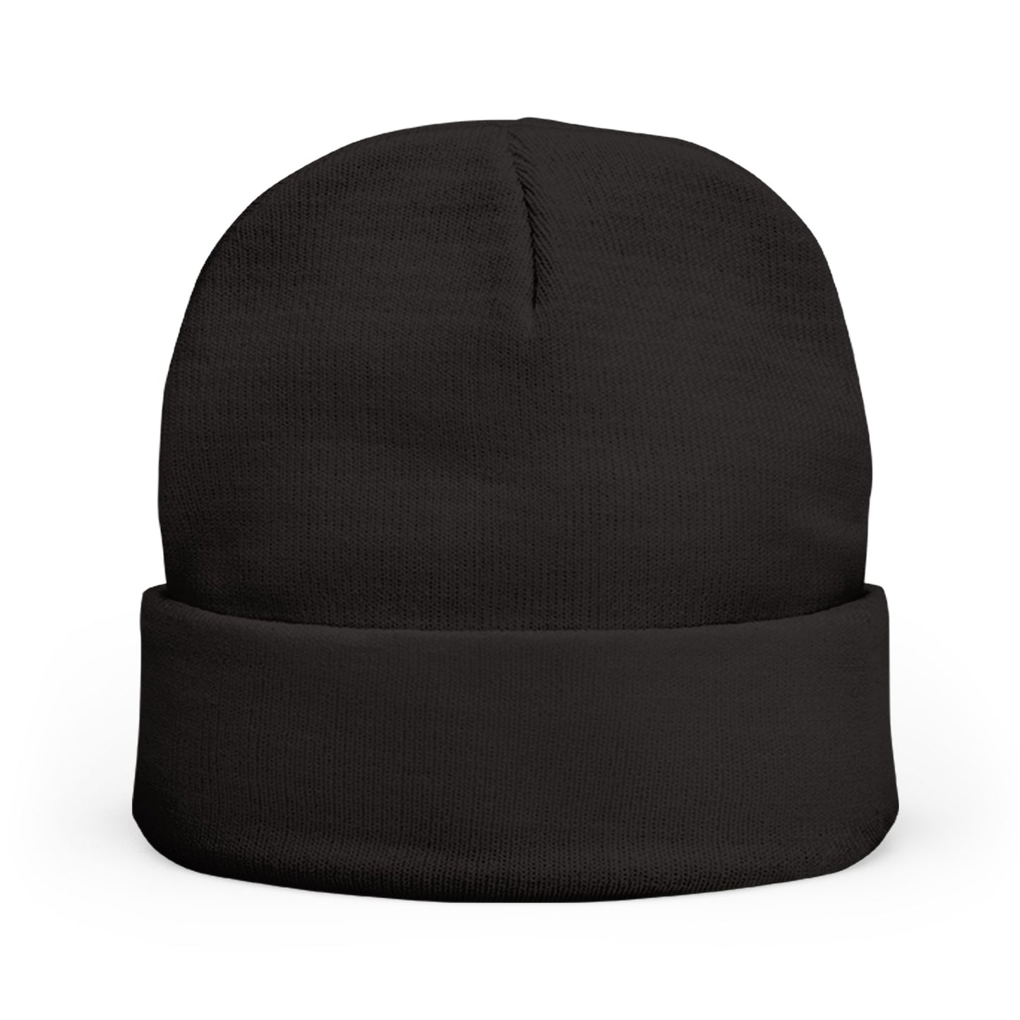 Embroidered Knit Beanie — 'Progress Over Perfection' Cozy Winter Hat