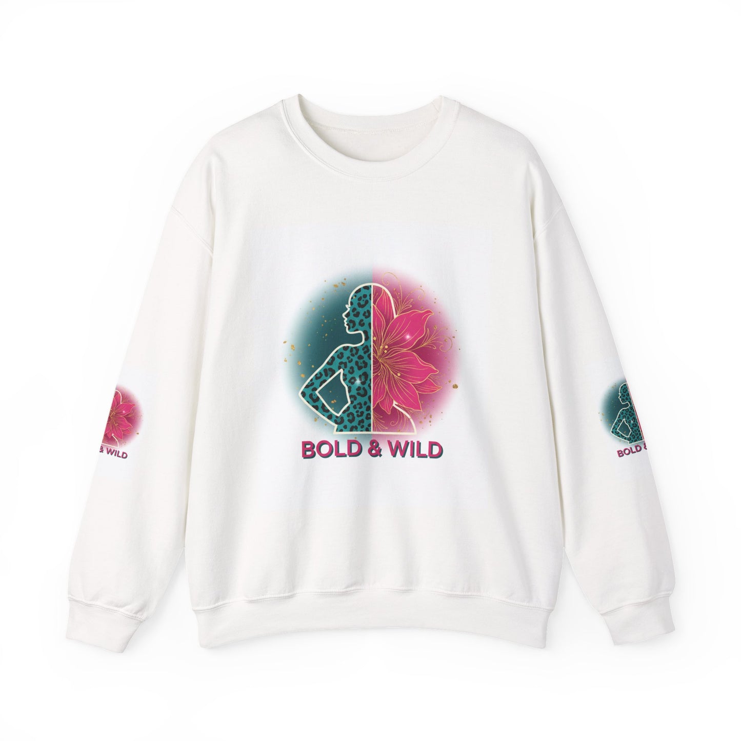 Bold & Wild Sweatshirt — Floral Leopard Graphic Crewneck