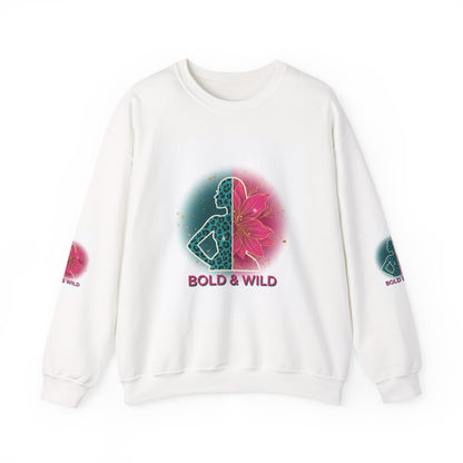 Bold & Wild Sweatshirt — Floral Leopard Graphic Crewneck