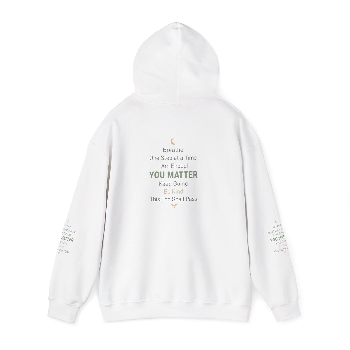 Inspirational 'You Matter' Hoodie — Positive Mental Health Message Sweatshirt