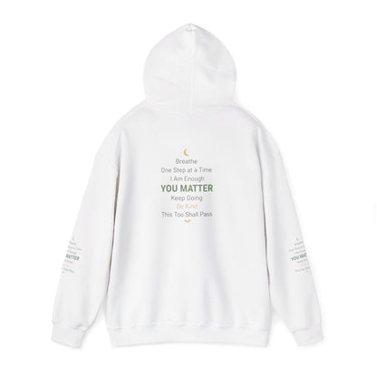 Inspirational 'You Matter' Hoodie — Positive Mental Health Message Sweatshirt
