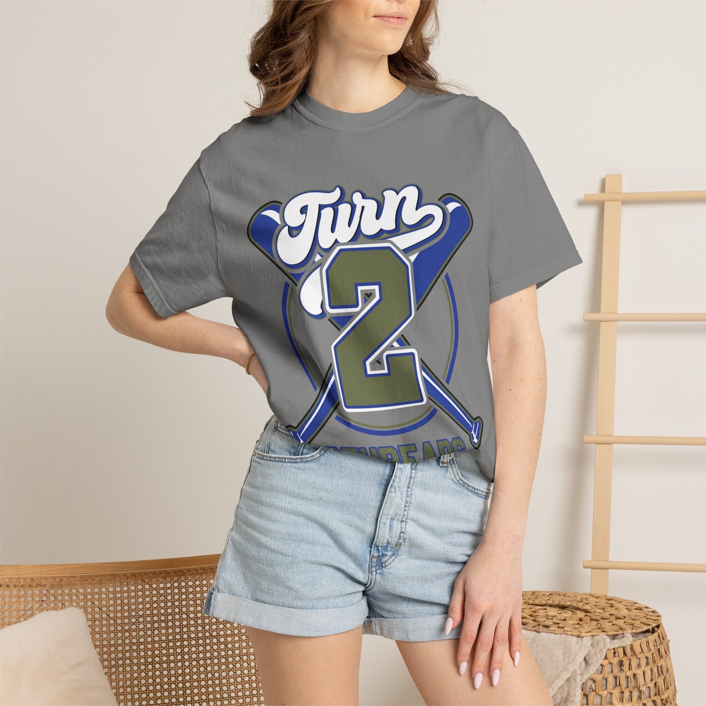 Turn 2 Baseball Graphic T-Shirt — 2Threads Athletic Tee - Merit Sell