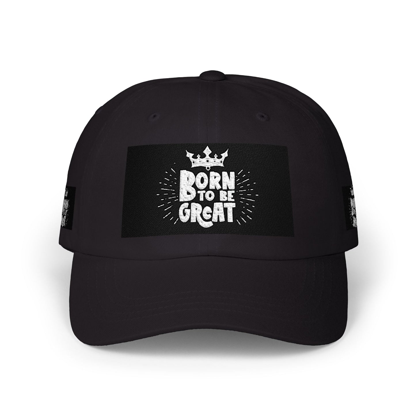 Dad Cap — "Born to Be Great" Crown Baseball Hat