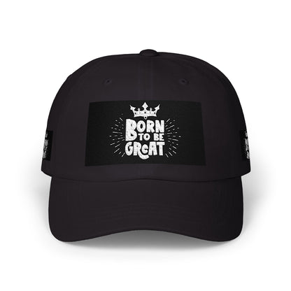 Dad Cap — "Born to Be Great" Crown Baseball Hat