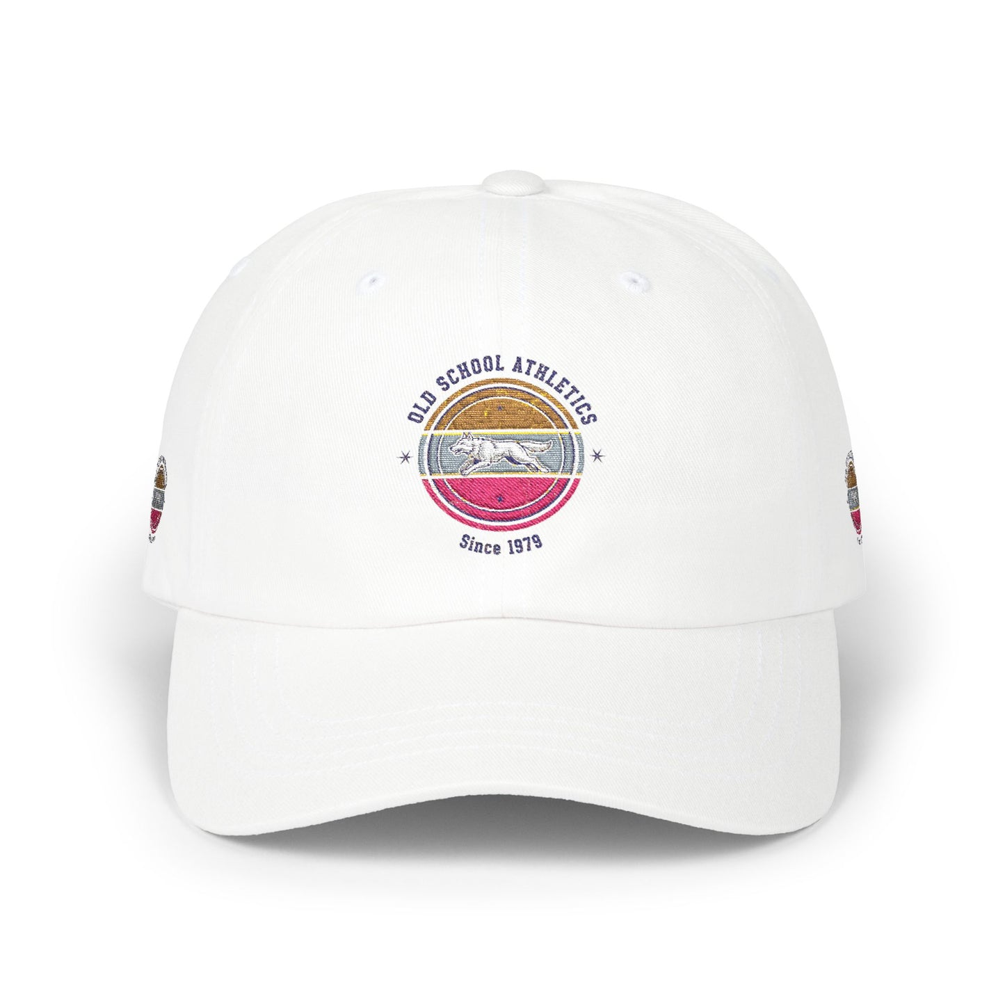 Vintage Sunset Dad Cap — Old School Athletics "Since 1979" Embroidered Hat