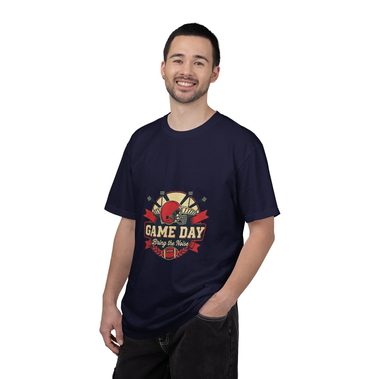 Game Day Football ball T-Shirt — Bring the Noise Vintage Sports Tee