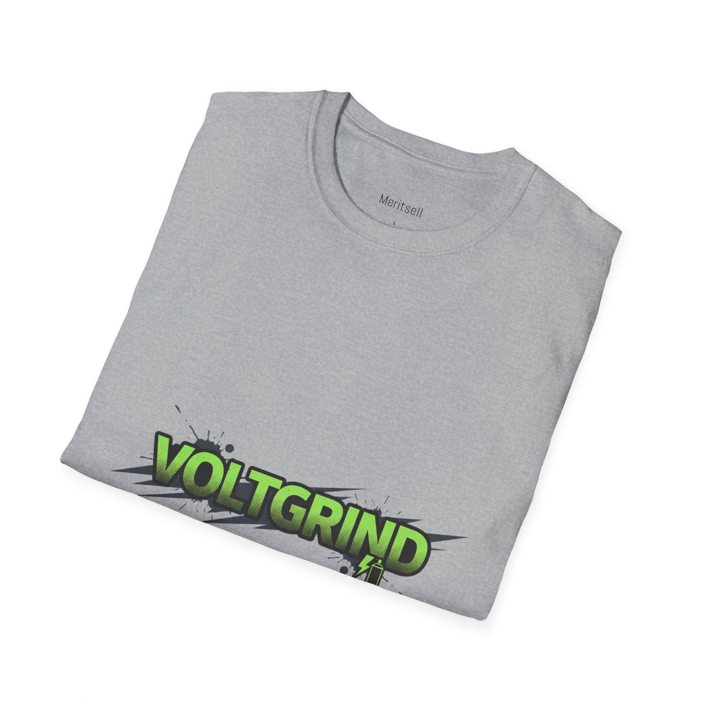 VoltGrind Graphic T-Shirt — Green Urban Logo Tee