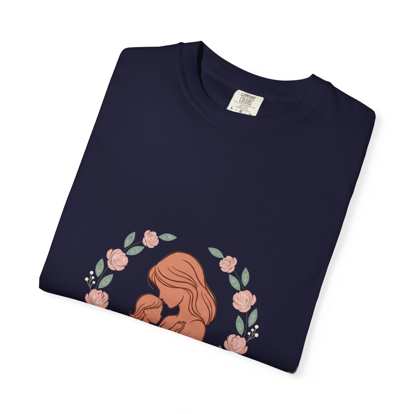 Mother & Baby T-Shirt — "For Moms" Floral Maternity/Motherhood Tee