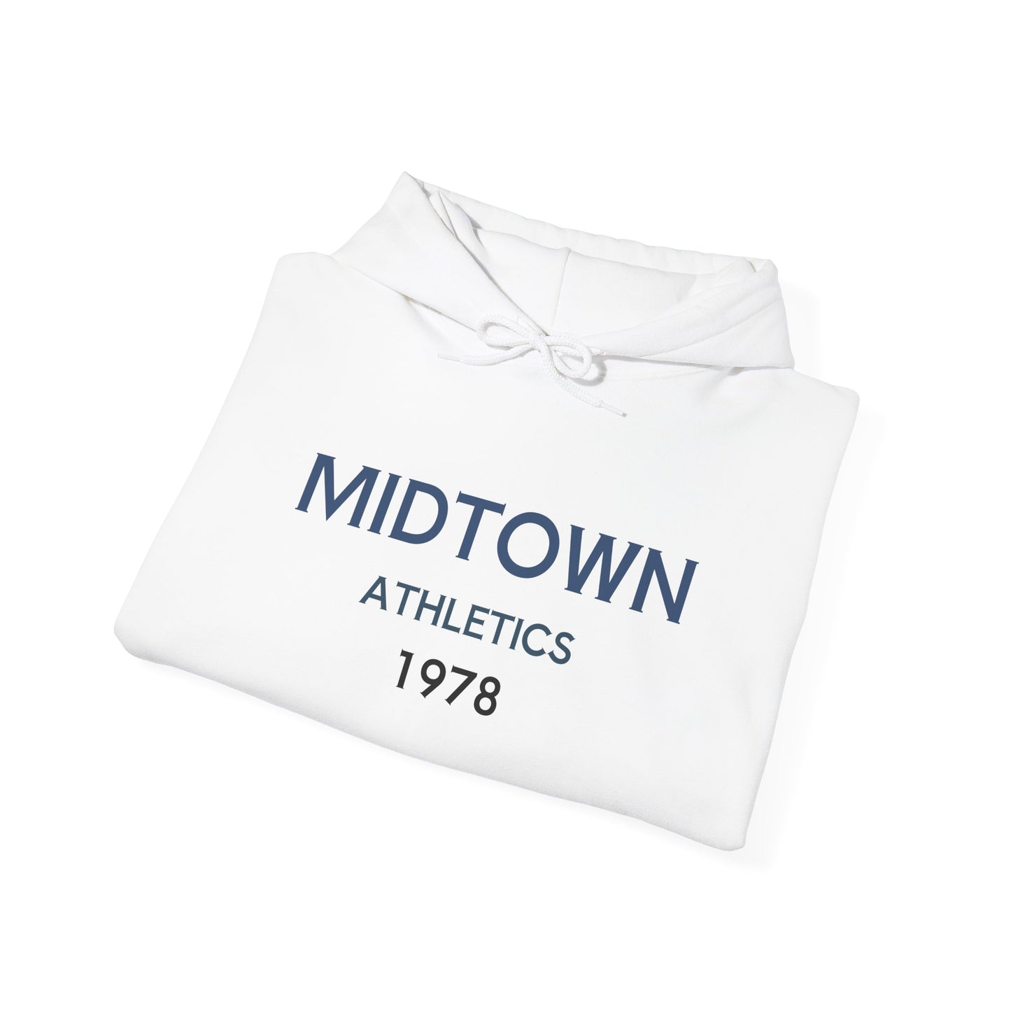 Athletic Hoodie — Midtown Athletics '78 Vintage Running Club Sweatshirt