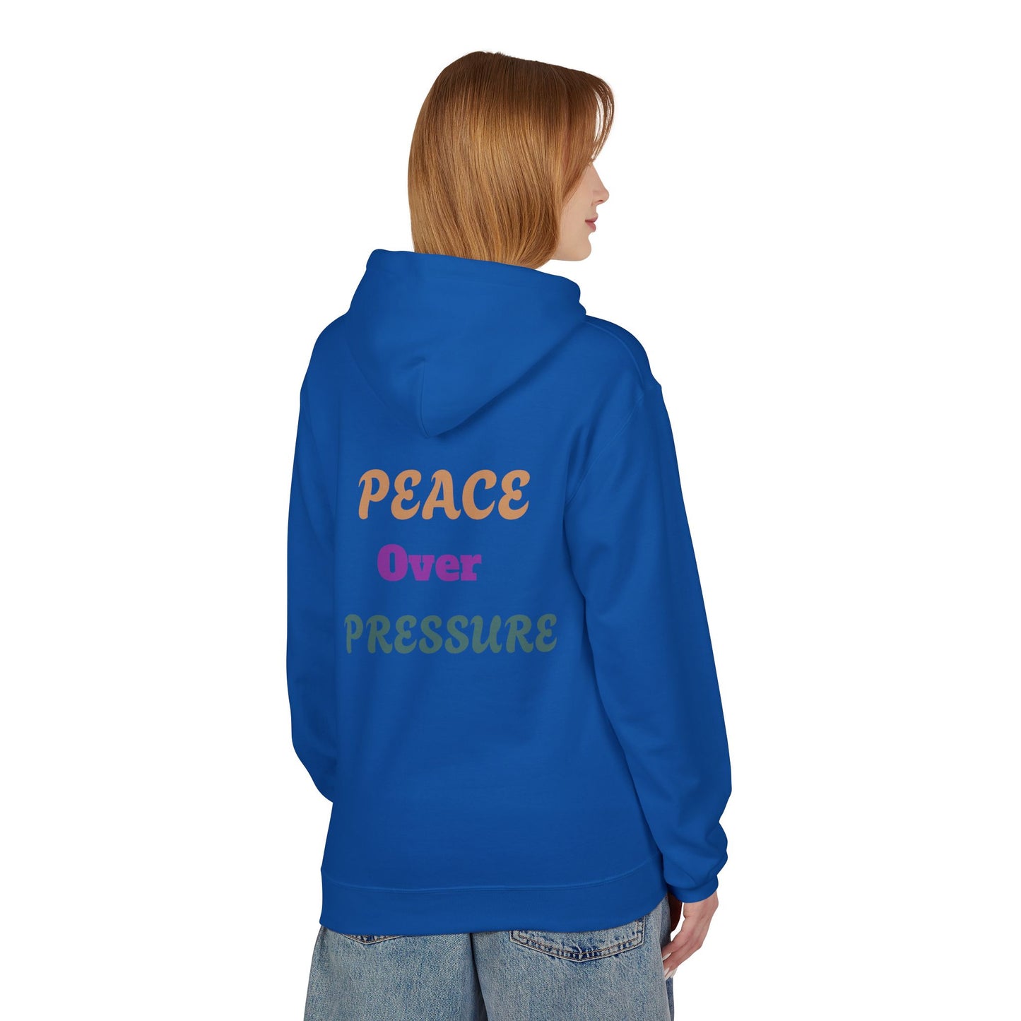 Peace Over Pressure Hoodie — Retro Dove Graphic Comfort Pullover