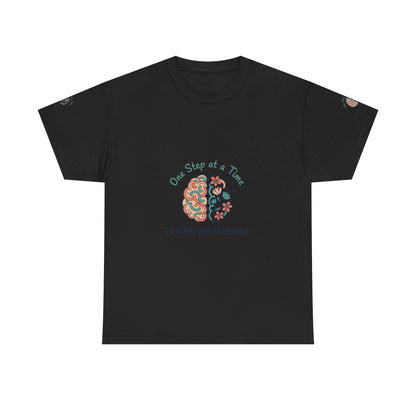 Progress Over Perfection T-Shirt — "One Step at a Time" Mental Health Awareness Tee