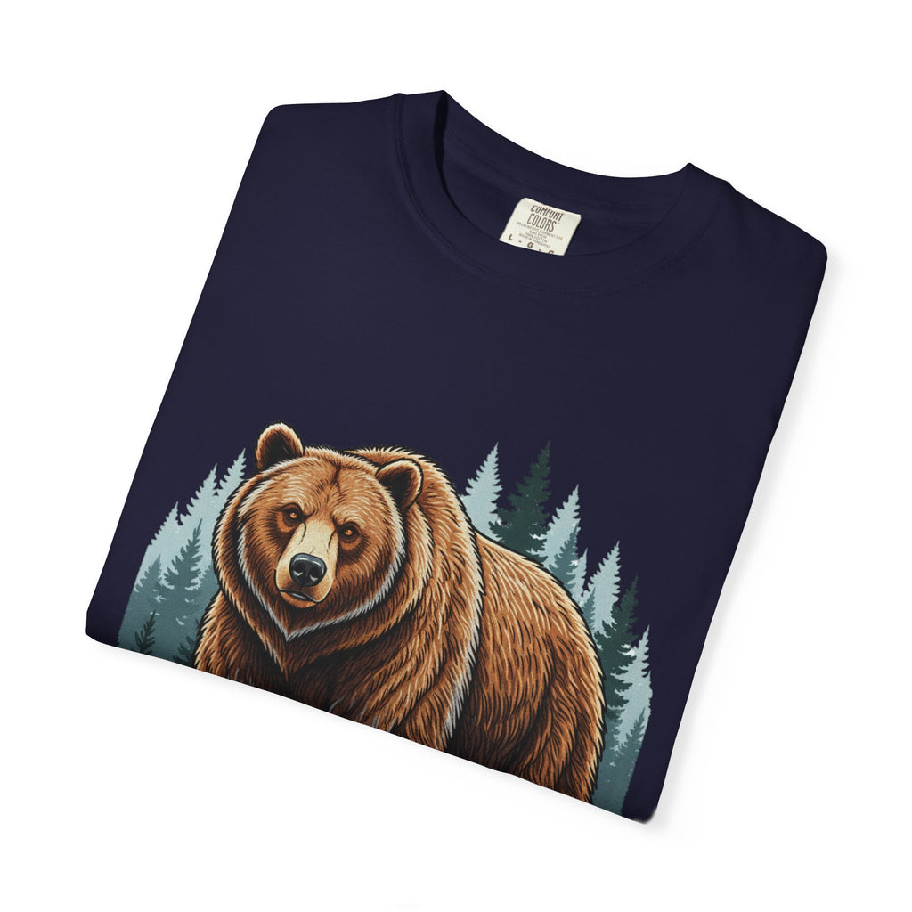 Bear Graphic T-Shirt — "Wild & Wise" Forest Adventure Tee
