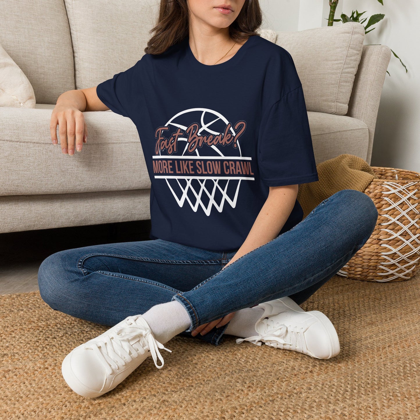 Fast Break? More Like Slow Crawl Basketball T-Shirt - Merit Sell