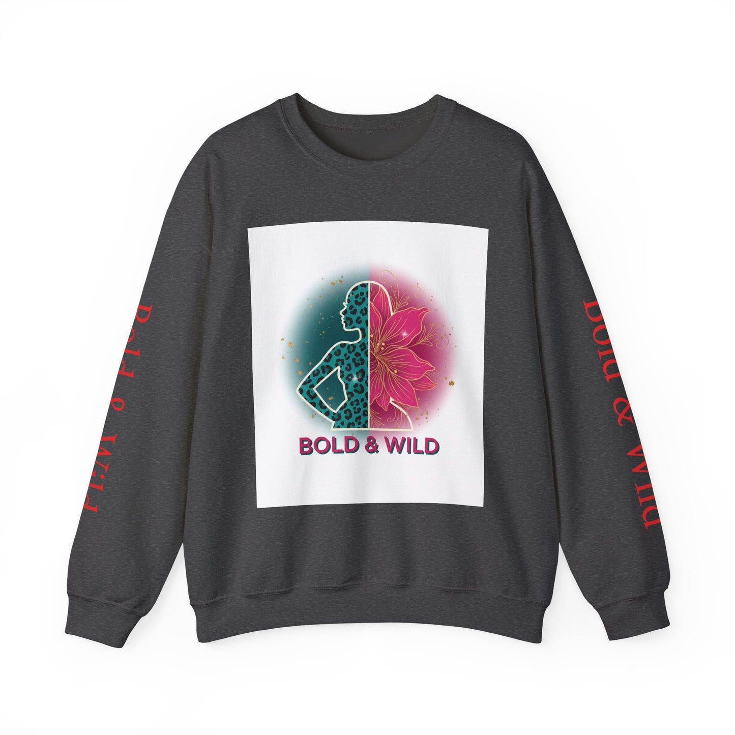 Bold & Wild Sweatshirt — Floral Leopard Graphic Crewneck