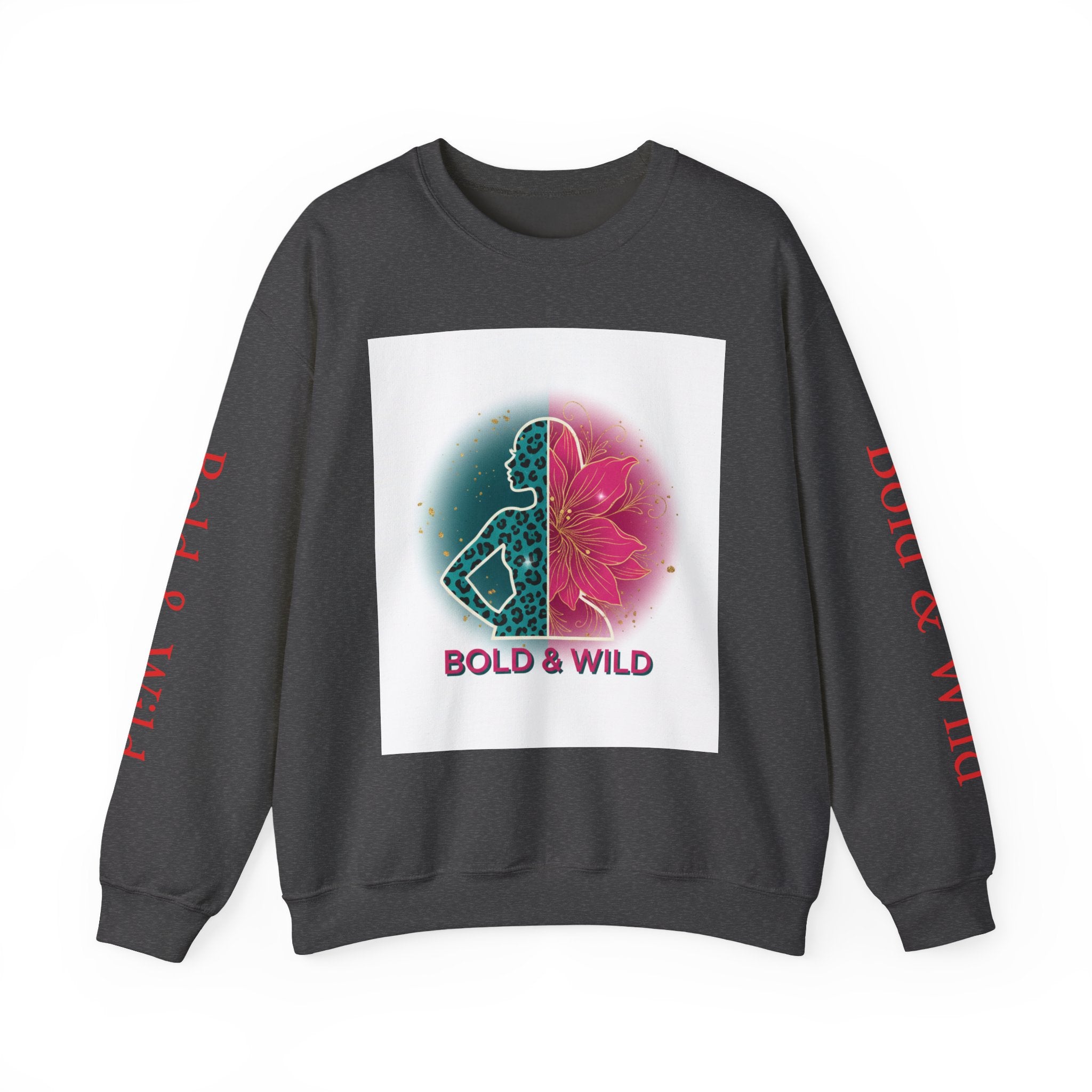 Bold & Wild Sweatshirt — Floral Leopard Graphic Crewneck