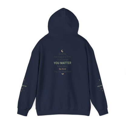 Inspirational 'You Matter' Hoodie — Positive Mental Health Message Sweatshirt