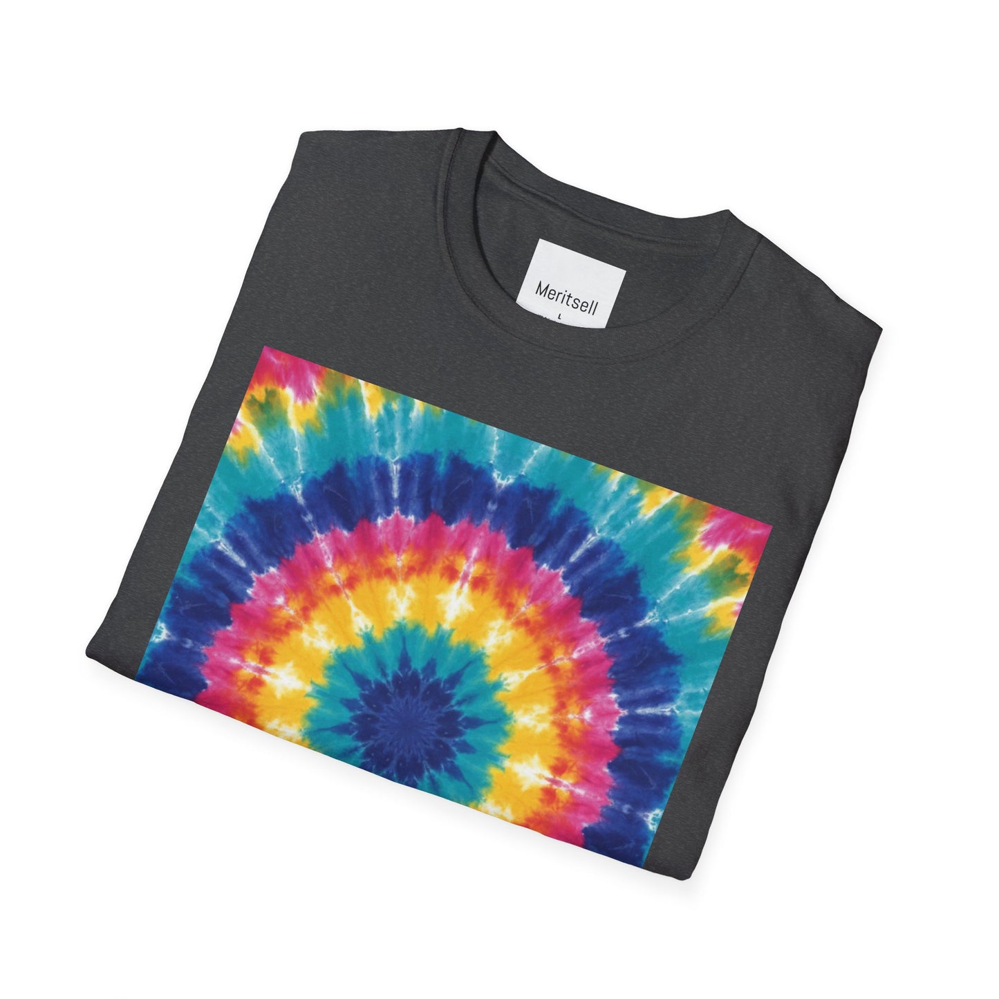 Tie-Dye Mandala T-Shirt — Colorful Retro Festival Tee