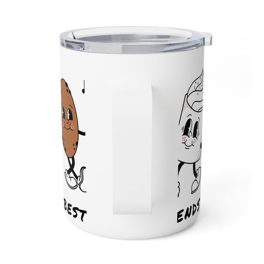 Best Friends Coffee & Cookie Insulated Mug — 10oz Cute Match Mug