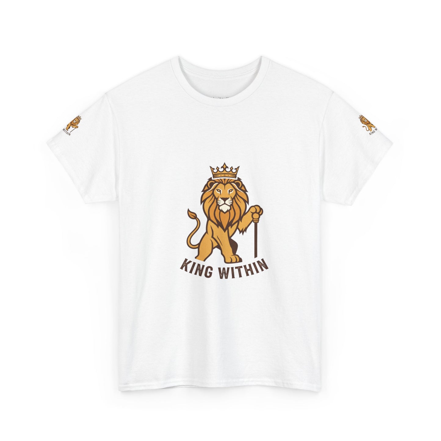 King Within Lion T-Shirt — Crowned Lion Graphic Tee