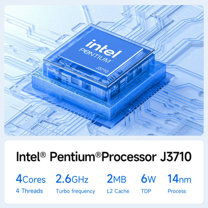 15.6 Inch Laptop J3710 8GB RAM 256GB SSD Windows 11 For Students And Business - Merit Sell