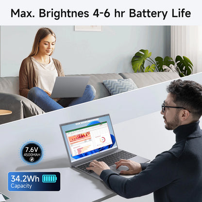 15.6 Inch Laptop J3710 8GB RAM 256GB SSD Windows 11 For Students And Business - Merit Sell