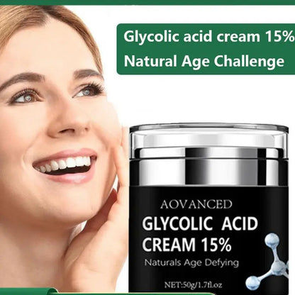 15% Glycolic Acid Cream Anti Wrinkle Face Cream Lifting Firming Cream Moisturizing Cream Exfoliating Cleaning Pore - Merit Sell