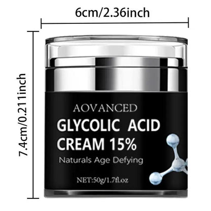 15% Glycolic Acid Cream Anti Wrinkle Face Cream Lifting Firming Cream Moisturizing Cream Exfoliating Cleaning Pore - Merit Sell