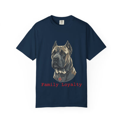 Cane Corso Illustration T-Shirt — Majestic Mastiff Portrait Tee