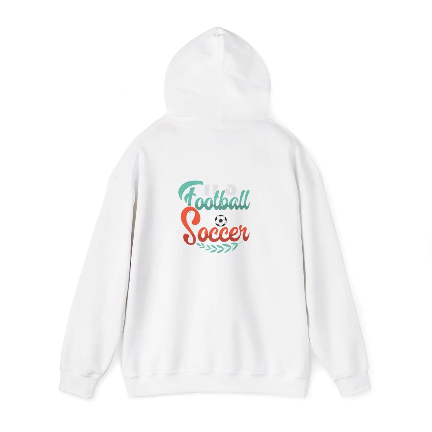 Soccer Football Hoodie — Retro Script 'Football Soccer' Pullover - Merit Sell