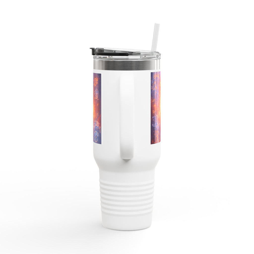 40oz Insulated Travel Mug — Cosmic Energy Zodiac Design