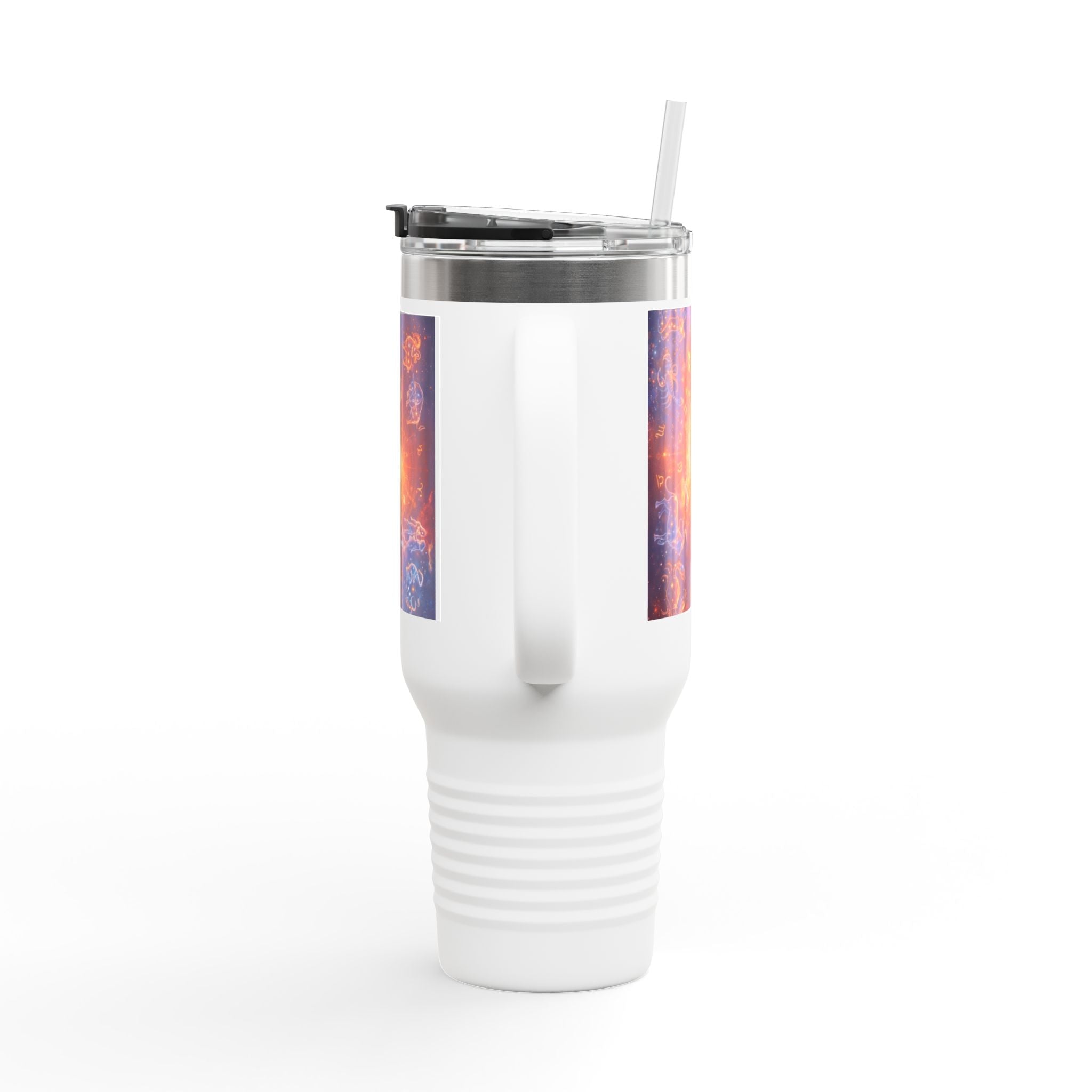 40oz Insulated Travel Mug — Cosmic Energy Zodiac Design